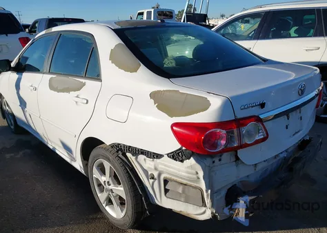 2012 Toyota Corolla Le z USA, uszkodzony, nr VIN 5YFBU4EE3CP015143